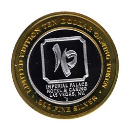 .999 Silver Imperial Palace Hotel & Casino Nevada $10 Limited Edition Gaming Tok
