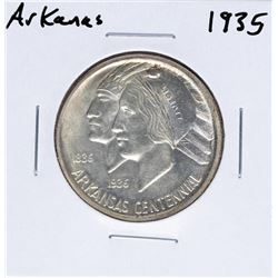 1935 Arkansas Centennial Commemorative Half Dollar Coin