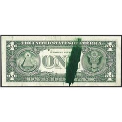 1977 $1 Federal Reserve Note Ink Smear ERROR