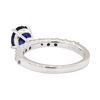 Image 3 : 14KT White Gold 1.44 ctw Sapphire and Diamond Ring