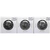 Image 1 : Lot of (3) 1964 Proof Kennedy Half Dollar Coins