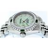 Image 5 : Rolex Ladies Stainless Steel Green MOP Diamond Datejust Wristwatch