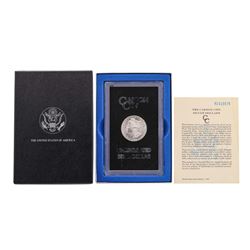 1882-CC $1 Morgan Silver Dollar Coin Uncirculated w/ Box GSA & COA