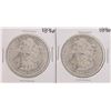 Image 1 : Lot of (2) 1896 $1 Morgan Silver Dollar Coins