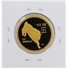 Image 1 : 1987 Singapore 1/2 Oz. Gold Coin Year of the Rabbit