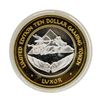 Image 1 : .999 Silver Luxor Las Vegas, NV Casino $10 Casino Limited Edition Gaming Token