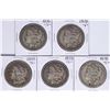 Image 1 : Lot of (5) 1878-S $1 Morgan Silver Dollar Coins