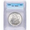 Image 1 : 1896 $1 Morgan Silver Dollar Coin ICG MS65