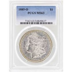 1885-O $1 Morgan Silver Dollar Coin PCGS MS63