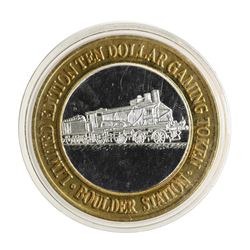 .999 Silver Boulder Station Hotel Casino Las Vegas, NV $10 Limited Edition Token