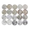 Image 1 : Lot of (20) Brilliant Uncirculated Mixed Date $1 American Silver Eagle Coins