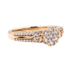 14KT Rose Gold 0.50 ctw Diamond Ring