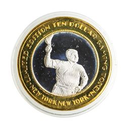 .999 Silver New York New York Casino Las Vegas $10 Limited Edition Gaming Token