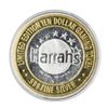 Image 2 : .999 Silver Harrahs Casino Reno Nevada $10 Casino Limited Edition Gaming Token