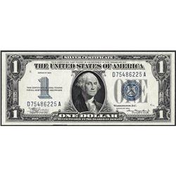 1934 $1 Funnyback Silver Certificate Note