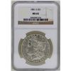Image 1 : 1881-S $1 Morgan Silver Dollar Coin NGC MS65