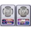 Image 2 : Lot of 1884-O & 1885-O $1 Morgan Silver Dollar Coins NGC MS63