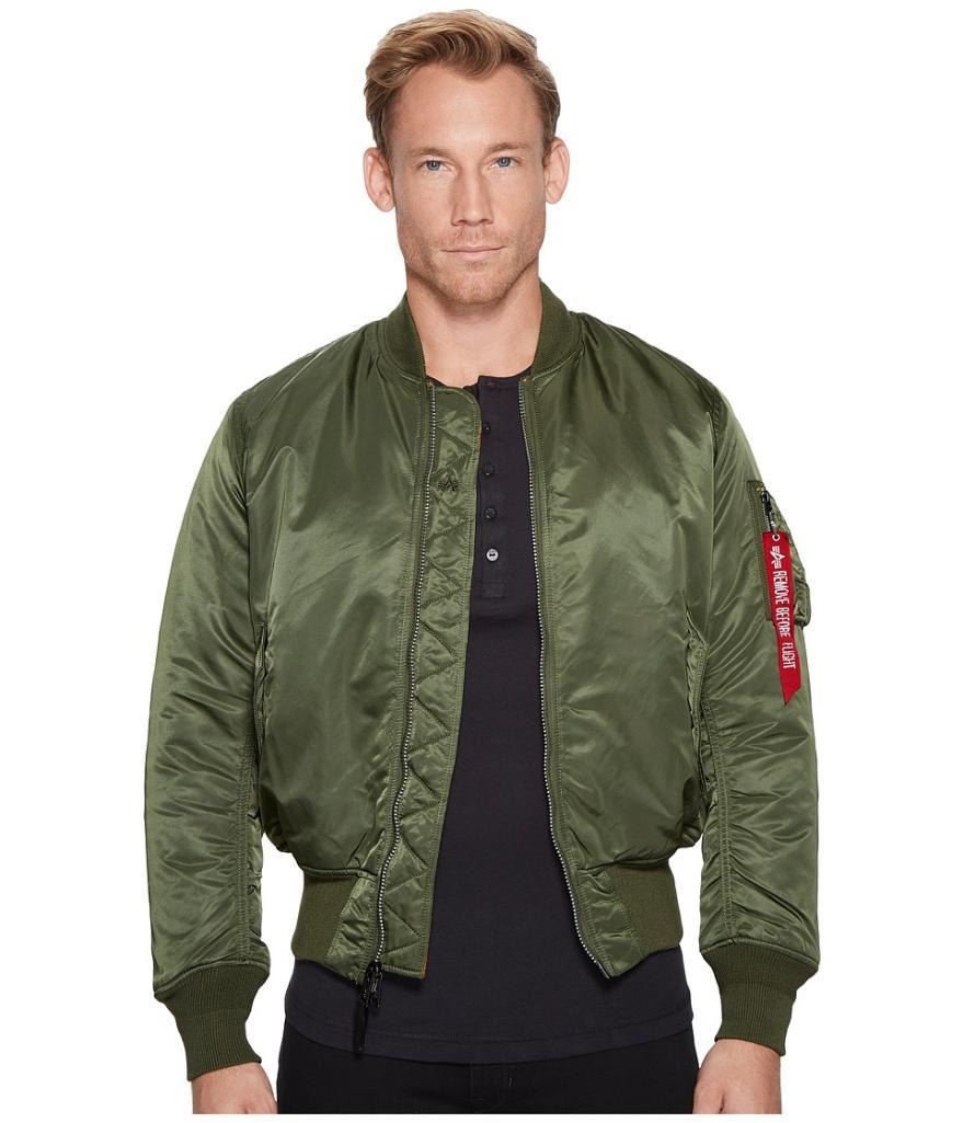 Alpha Industries Mens Ma 1 Flight Bomber Jacket Jackets Coats Studiodarpan Windbreakers