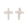 Image 1 : 0.8 ctw Diamond Earrings - 14KT White Gold