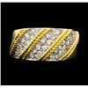 Image 2 : 0.70 ctw Diamond Ring - 18KT Yellow Gold