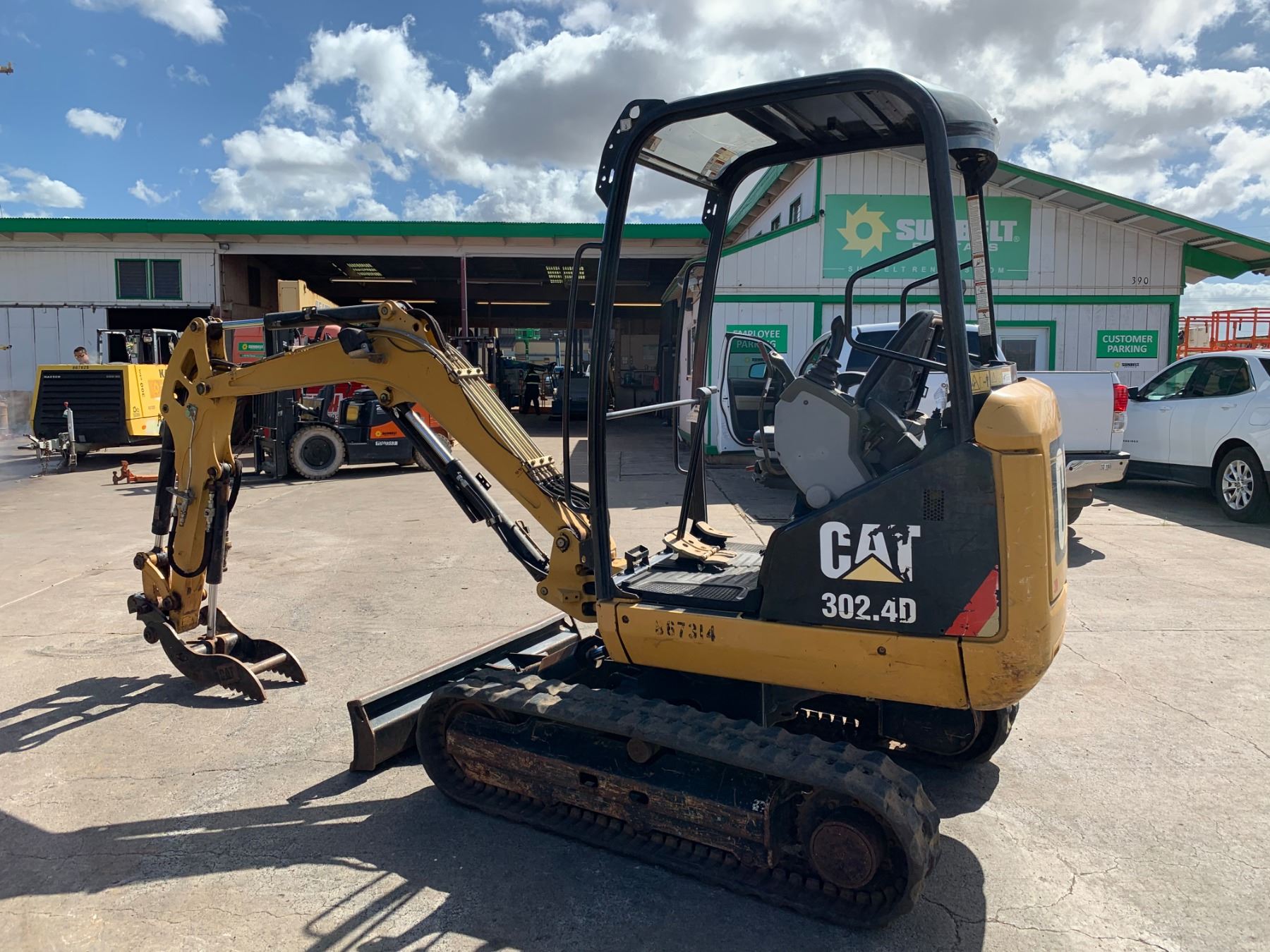 2013 CAT 302.4D Mini Excavator w/ Bucket, 6K, 1562 Hours (Runs & Works ...