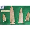 4 Spear Points Arrowheads Dalton Grand Cove Missouri