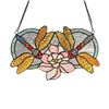 ï¿½ODONATAï¿½ Tiffany-glass Dragonfly Window Panel 13x22