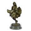 Image 6 : Fashion Model Skirt Blowing in Wind Marilyn Monroe Bronze Sculpture 13" x 7.5"
