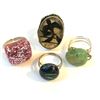 Group of Handmade Artisan Rings