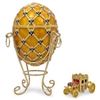 1897 Coronation Faberge-Inspired Egg 7"