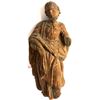 Antique Wooden Religious Saint Carving Artifact