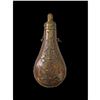 Image 1 : Rare Museum 1850 Peace Powder Flask
