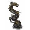 Image 2 : Original Limited Edition Signed Dragon by Thomas Bronze Sculpture Marble Base Statue