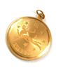 14kt Gold Rembrandt Virgo Astrology Pendant Charm