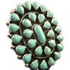 Image 3 : Taxco Mexican Sterling Turquoise Statement Ring