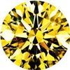 10ct Brilliant Cut Round Canary BIANCO Diamond