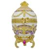 Faberge-inspired 1903 Bonbonniere Faberge Egg