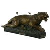 Image 1 : After Aldo Bartalietti, Patinated Plaster Tiger