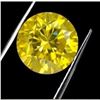 8ct Round Brilliant Cut BIANCO Canary Diamond