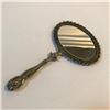 Vintage Ornate Silver Metal Dresser Hand Mirror