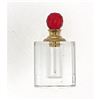 Red Crystal Perfume Bottle 8010R Faceted Cut Glass Decorative Luxury Collectible