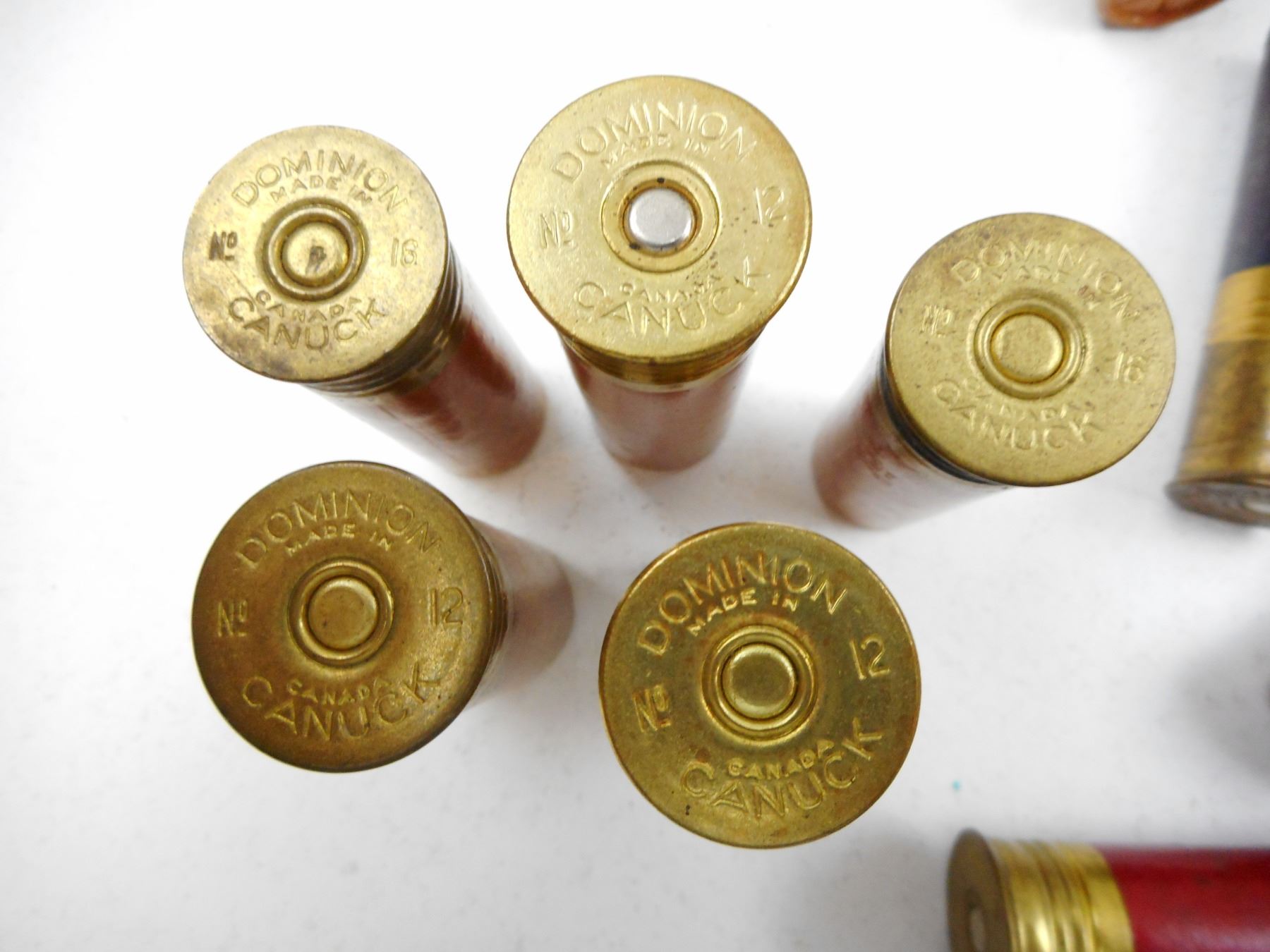 DOMINION CANUCK ASSORTED SHOTGUN SHELLS, 12 GA, AND 28 GAUGE SHOTGUN ...