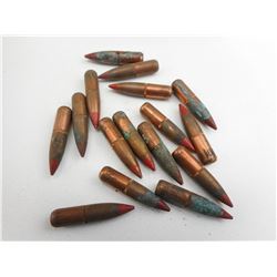 .30-06 USGI .30 CAL BULLETS TRACER, FLATBASE, AND BOATTAIL