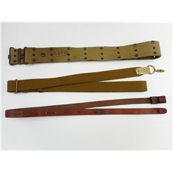 ASSORTED BELTS & STRAPS