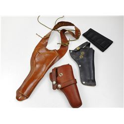 LEATHER HOLSTERS & AMMO SLEEVE