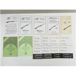 ASSORTED FIREARMS MANUALS