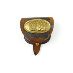 US CIVIL WAR ERA CAP BOX