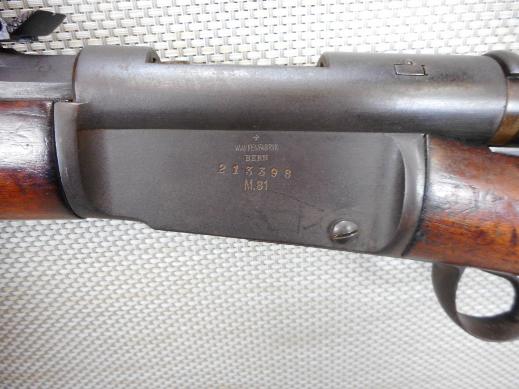 VETTERLI, MODEL: 1881 SWISS RIFLE , CALIBER: 41 SWISS RIMFIRE