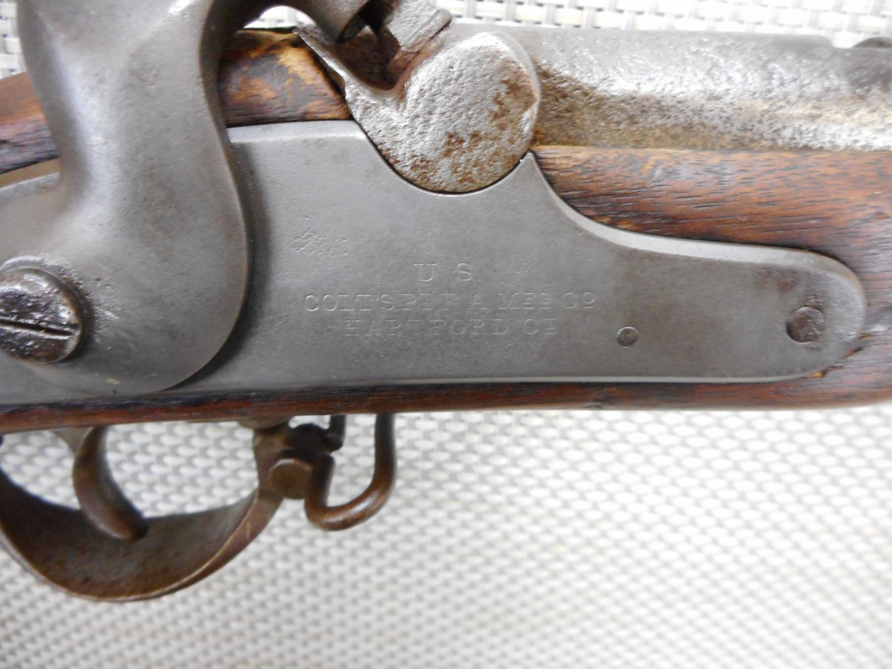 COLT, MODEL: SPRINGFIELD 1861 US RIFLE , CALIBER: 58 CAL PERC