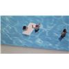 Image 2 : Pool Swimmers Art 20" x 20"